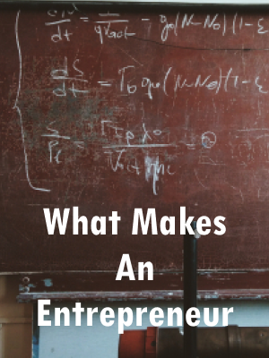 What Makes An Entrepreneur